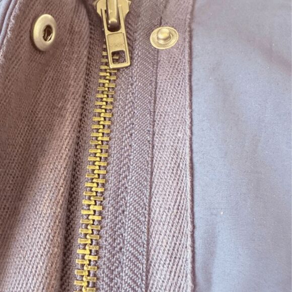 Madewell Women's Full Zip Fieldwalk Hooded‎ Winter Jacket Navy Blue Medium - Picture 8 of 11